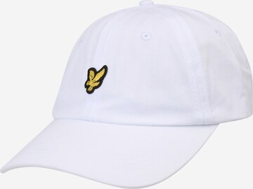 Casquette Lyle & Scott en blanc : devant