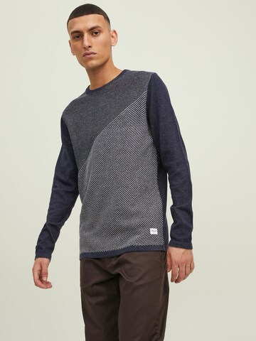 JACK & JONES Sweater 'Ben' in Blue: front