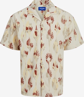 JACK & JONES Классический крой Рубашка 'Jeff' в Белый: спереди