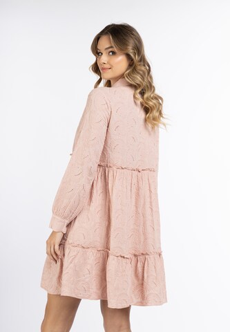 DreiMaster Vintage - Vestido camisero en rosa