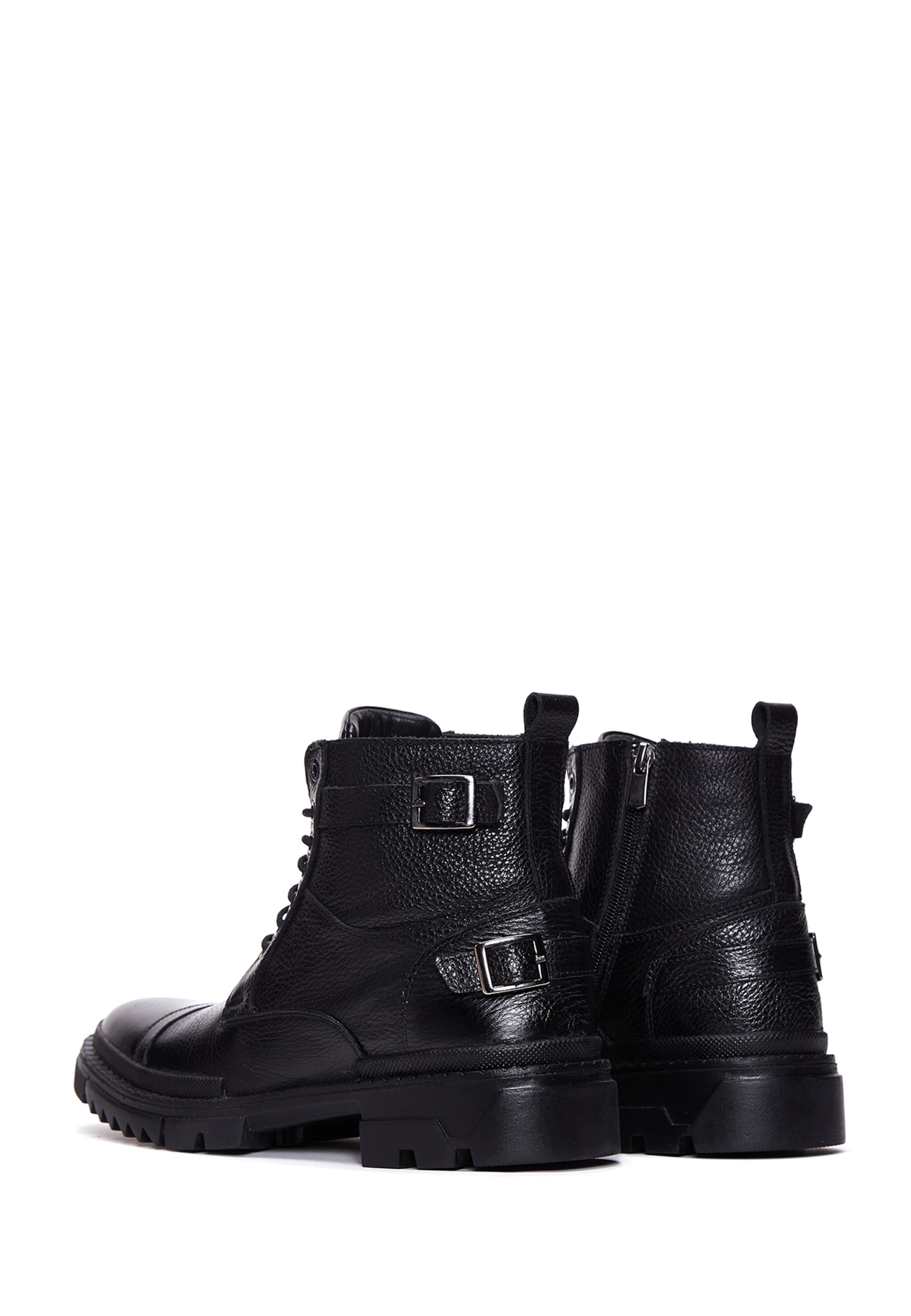 Derimod Buty sznurowane w kolorze czarny