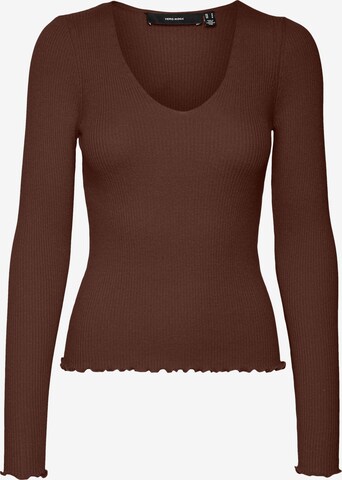 Pull-over 'Evie' VERO MODA en marron : devant