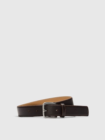 Ceinture SELECTED en marron : devant