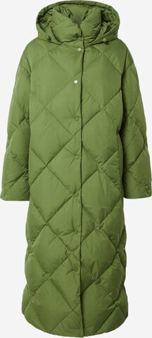 UNITED COLORS OF BENETTON Zimní kabát – zelená: přední strana