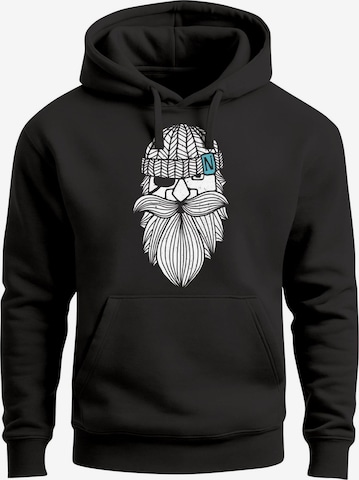 Neverless Sweatshirt 'Sailor Captain' in Schwarz: Vorderseite