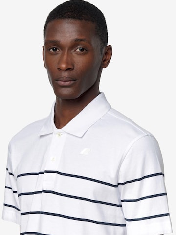 Maglietta 'K-WAY LAYO-FRENCH JERSEY YARN DYED POLO' di K-Way in bianco