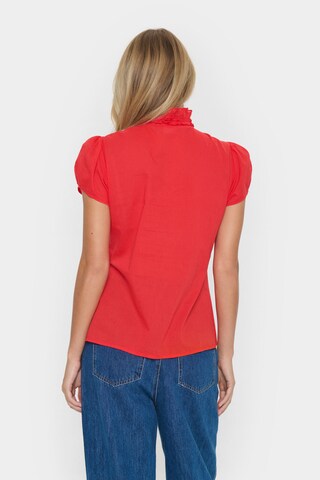 SAINT TROPEZ Blouse in Red
