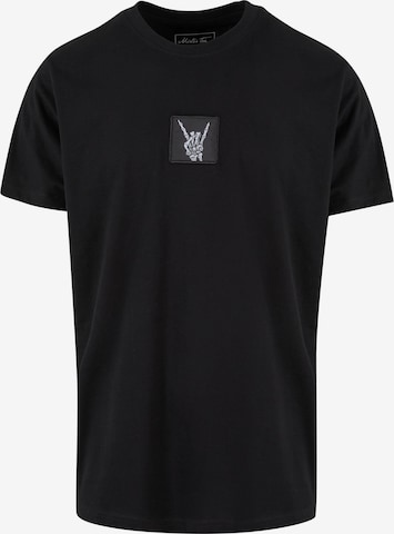 Mister Tee T-shirt 'Skelett' i svart: framsida