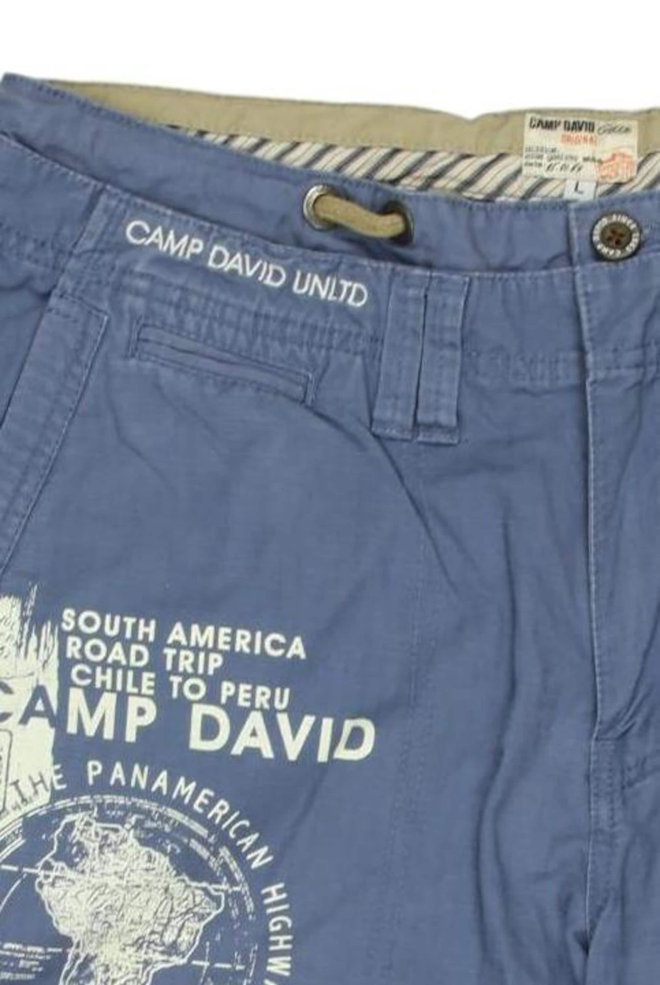 CAMP DAVID Shorts in 34 in Blue