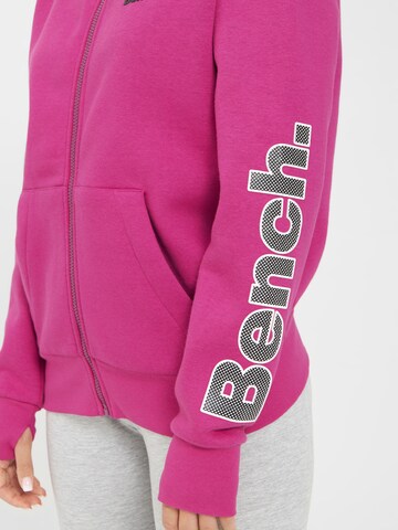 BENCH Sweatjacke 'DARCINE' in Pink