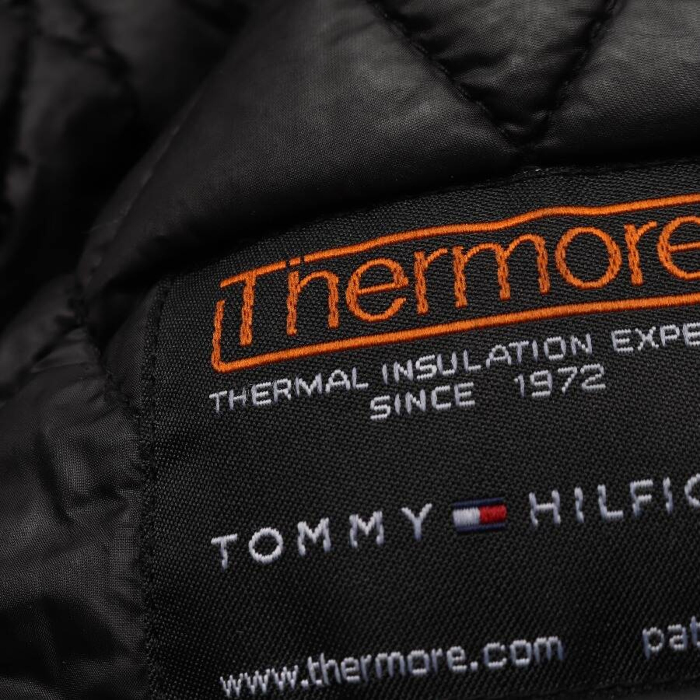 TOMMY HILFIGER Jacket & Coat in M in Black