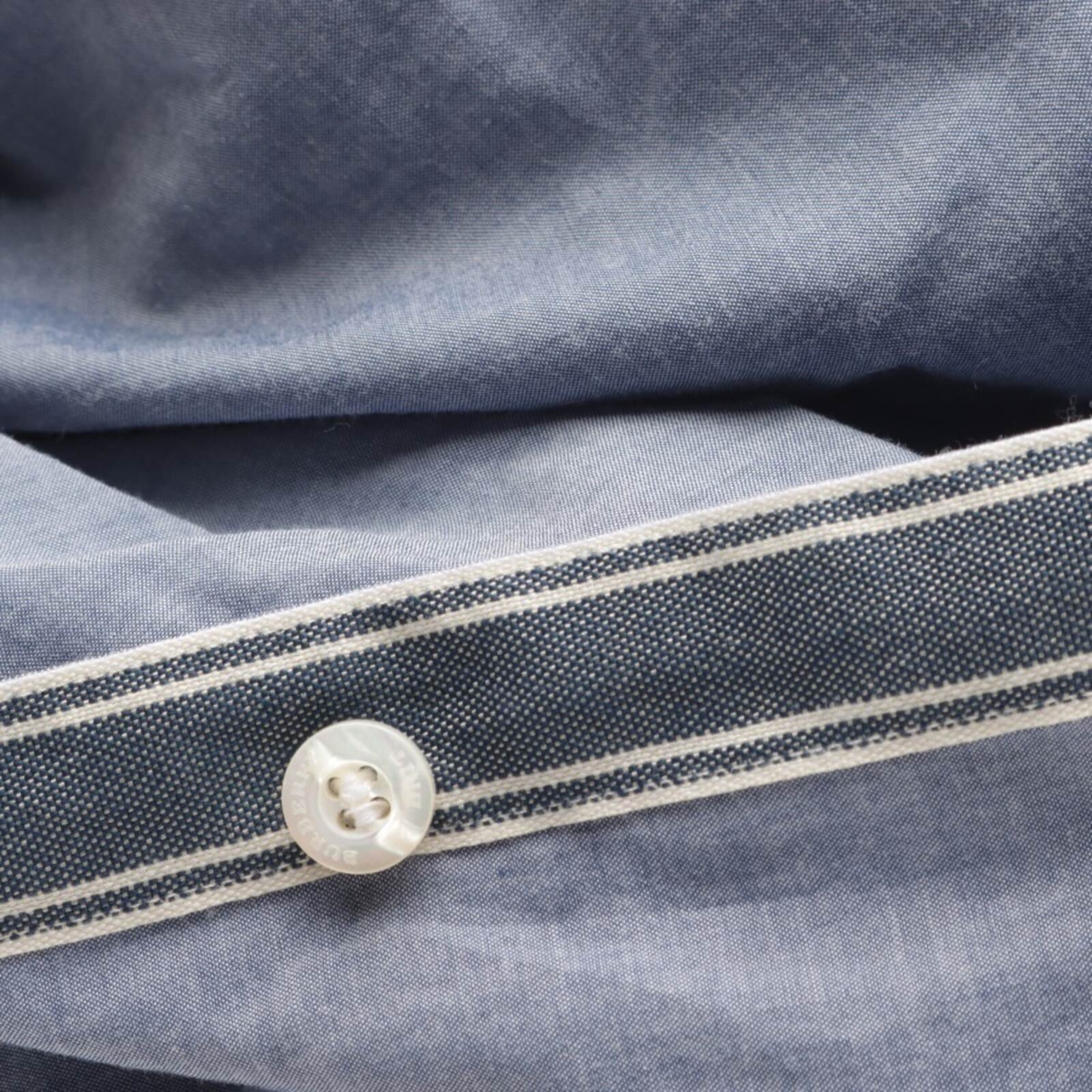 BURBERRY Button Up Shirt in S in Blue