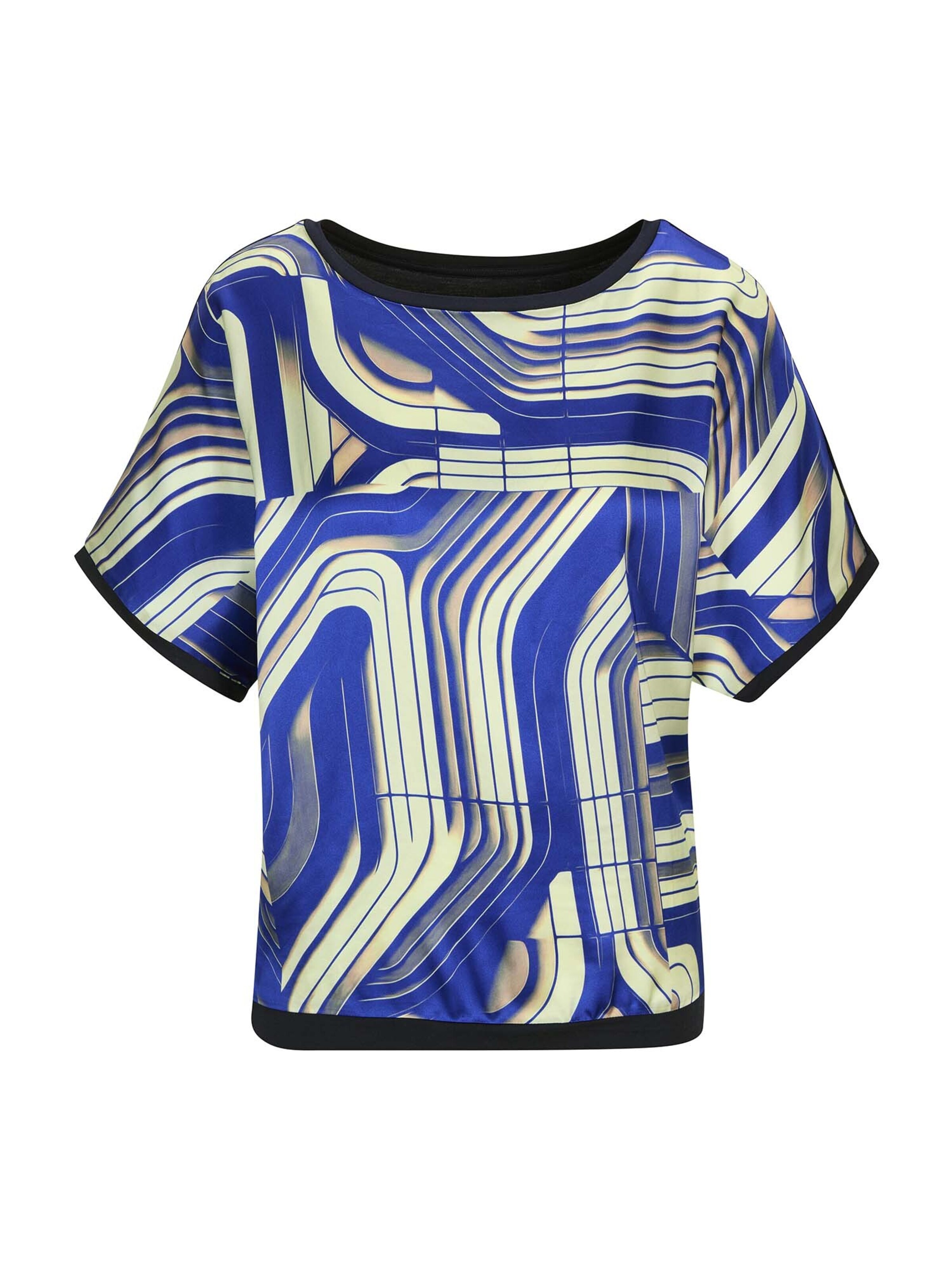 MADELEINE Blouse in Blauw: voorkant