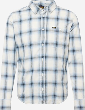 Lee - Camisa 'LEESURE' em azul: frente