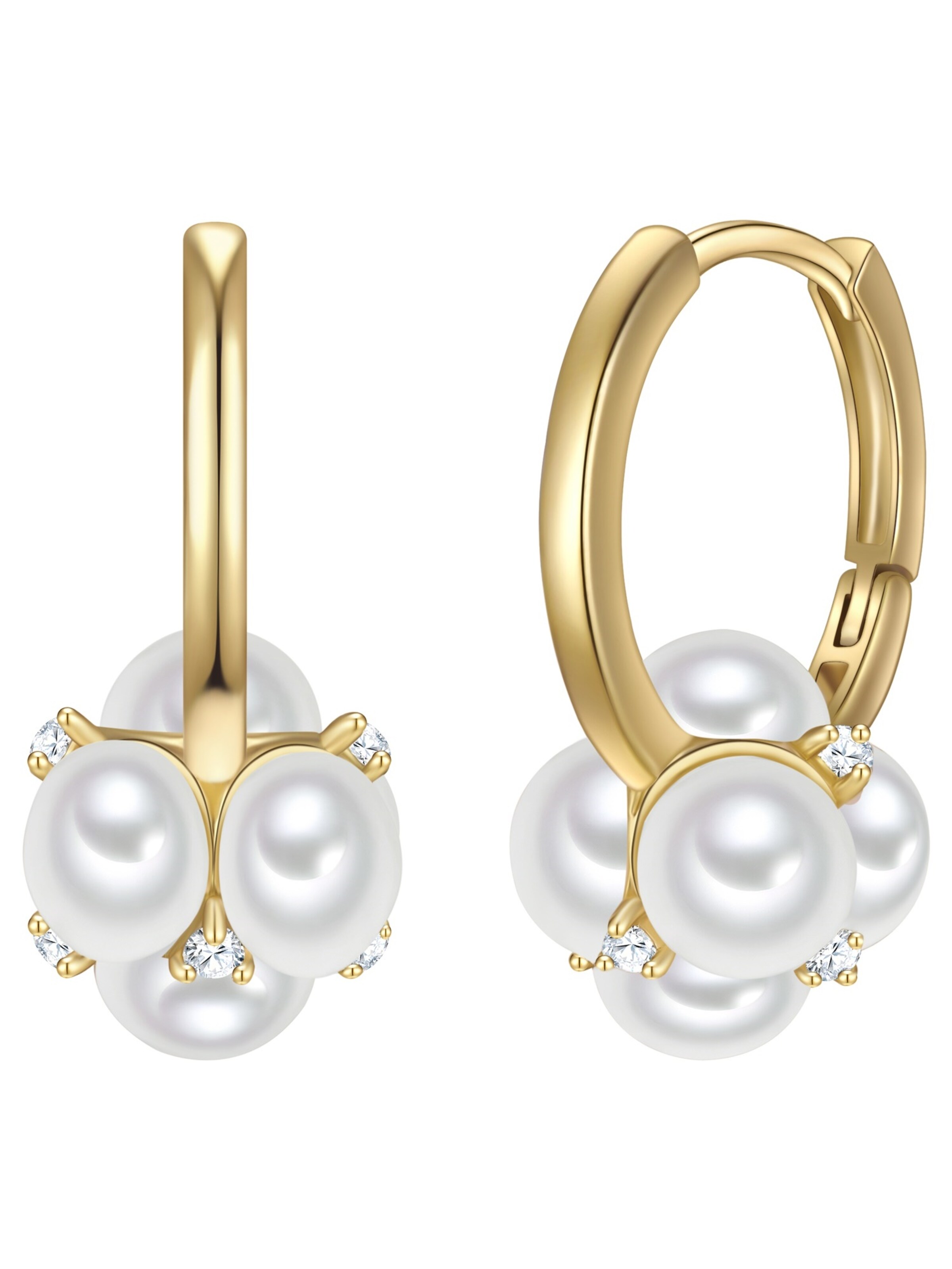 Yokoamii - Pendientes en oro: frente