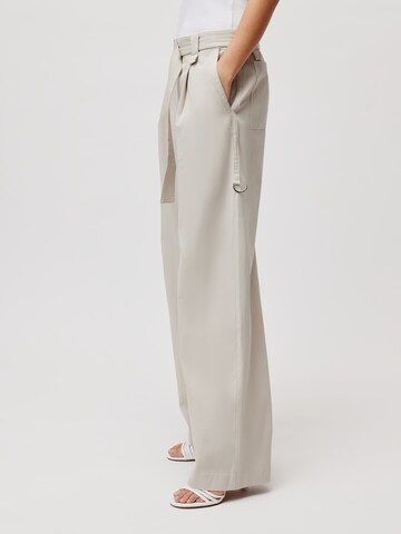 LeGer by Lena Gercke Wide leg Bandplooibroek 'Guya Tall' in Beige