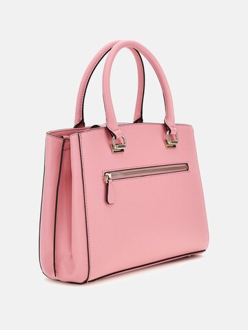 GUESS Handtasche 'Noelle Saffiano' in Pink