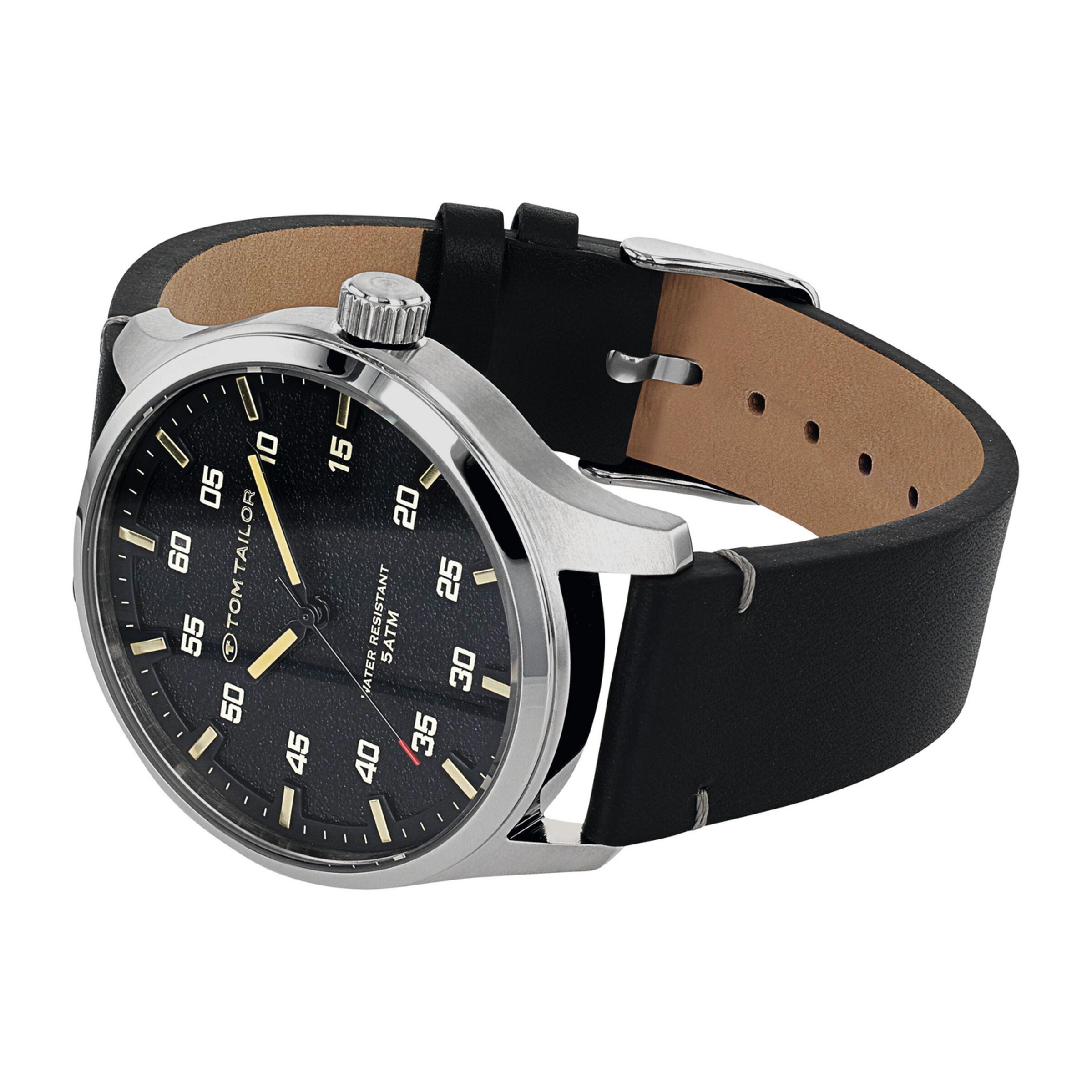 TOM TAILOR Uhr in Schwarz