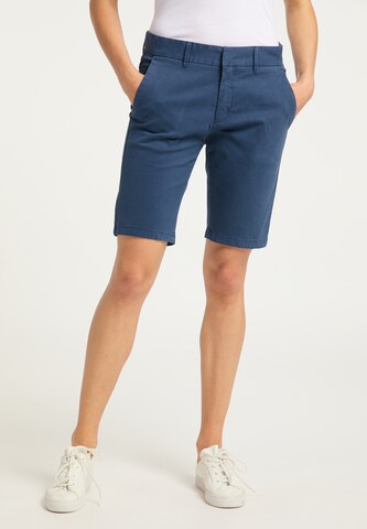 DreiMaster Vintage Regular Shorts in Blau: predná strana