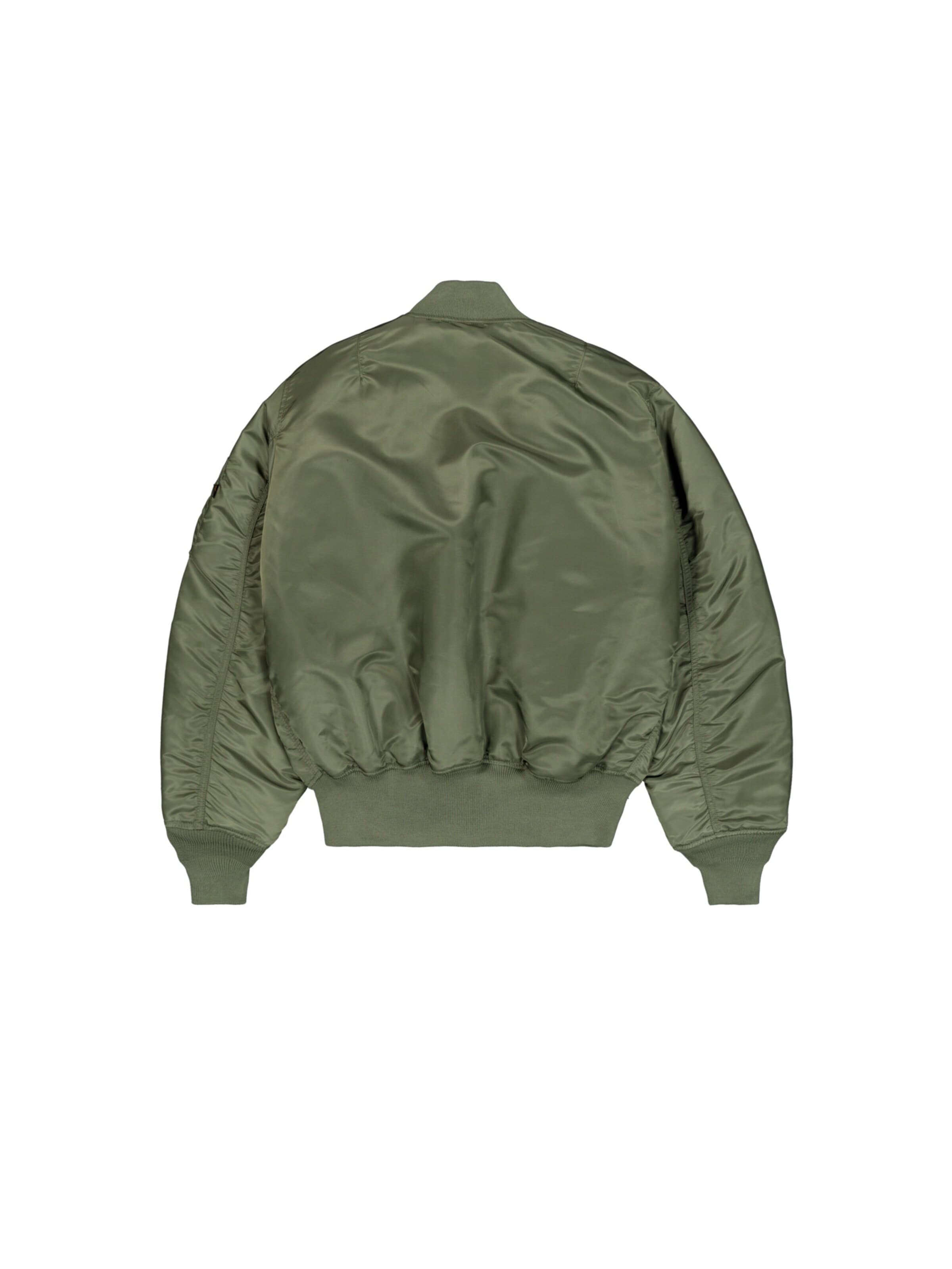 ALPHA INDUSTRIES Přechodná bunda 'MA-1 Heritage' – zelená
