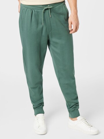 minimum Tapered Broek 'BAROLO' in Groen: voorkant