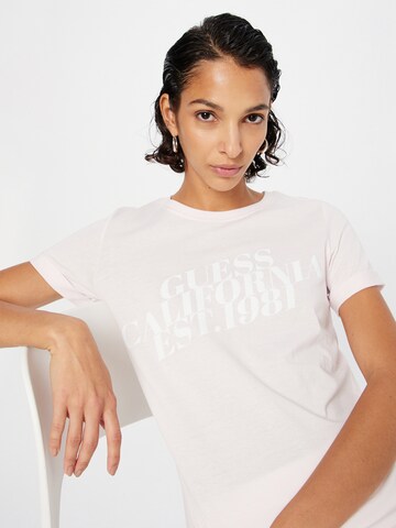 GUESS T-Shirt 'AURELIA' in Pink