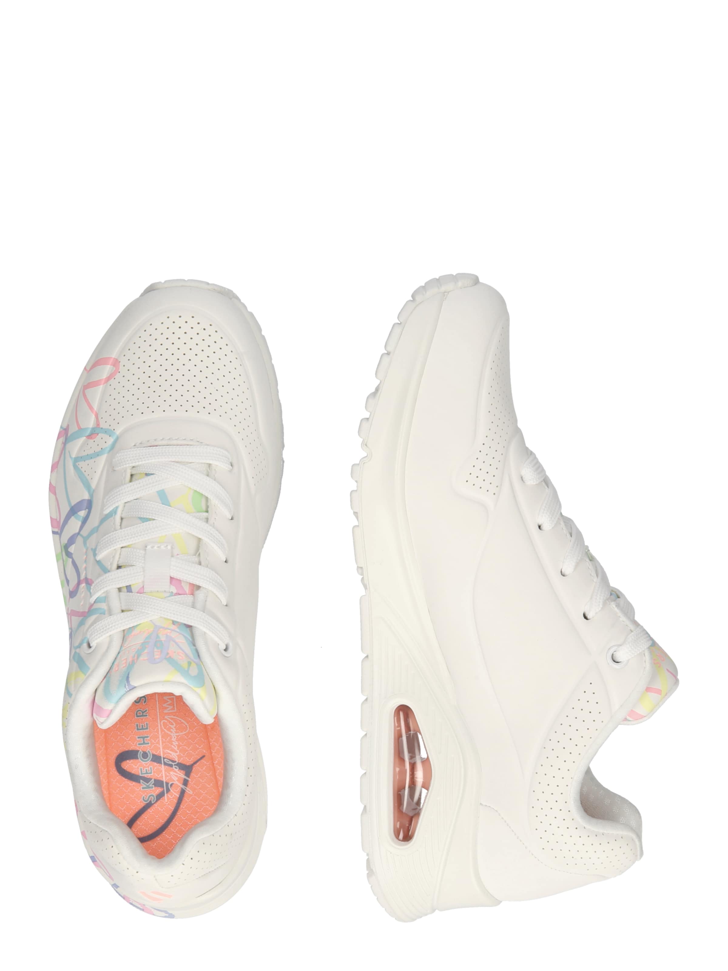 SKECHERS Σνίκερ χαμηλό 'Uno - Spread The Love' σε λευκό