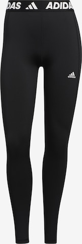 ADIDAS PERFORMANCE Športne hlače | črna barva: sprednja stran