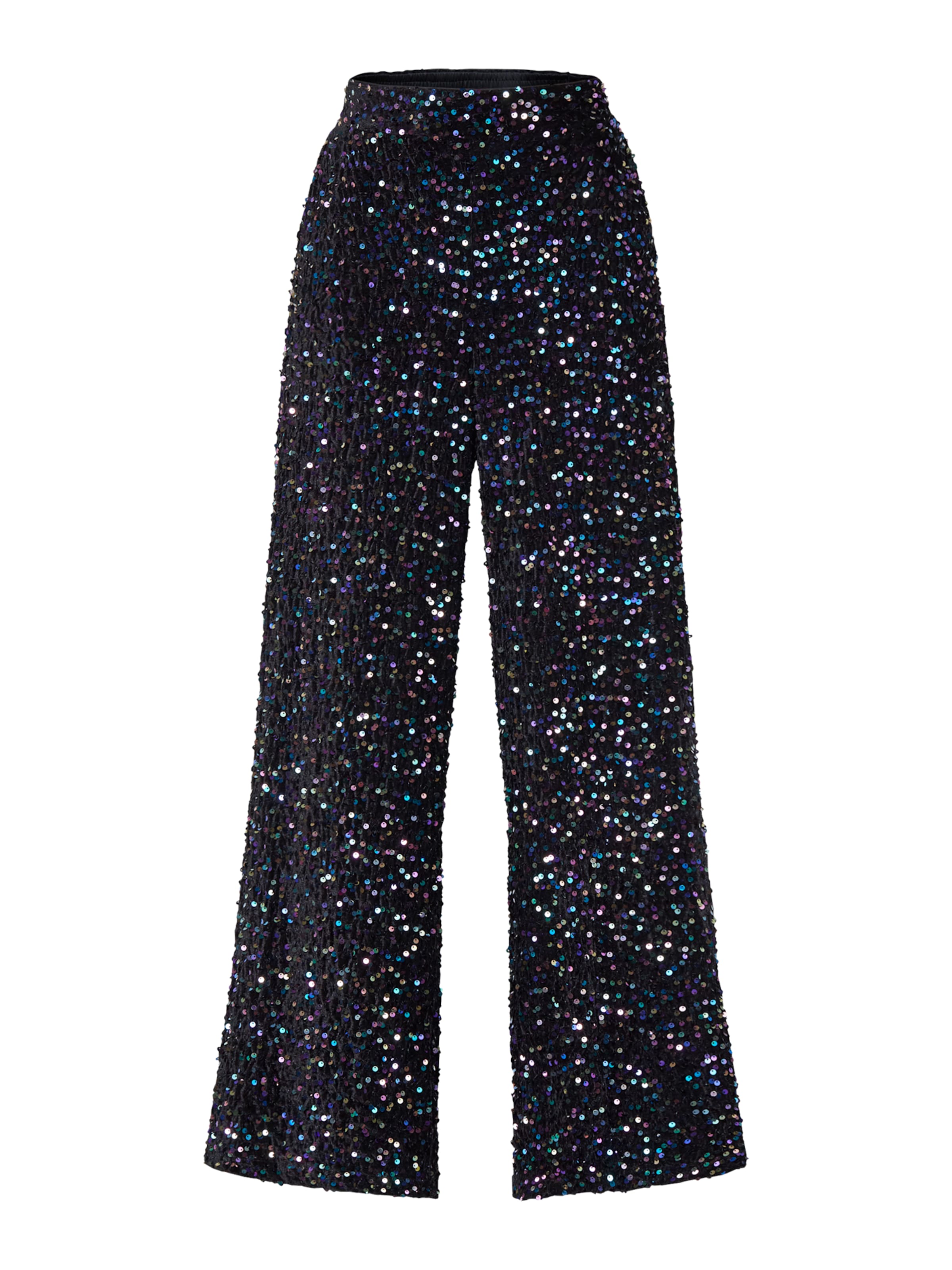 Bootcut Pantaloni de la SISTERS POINT pe negru: față