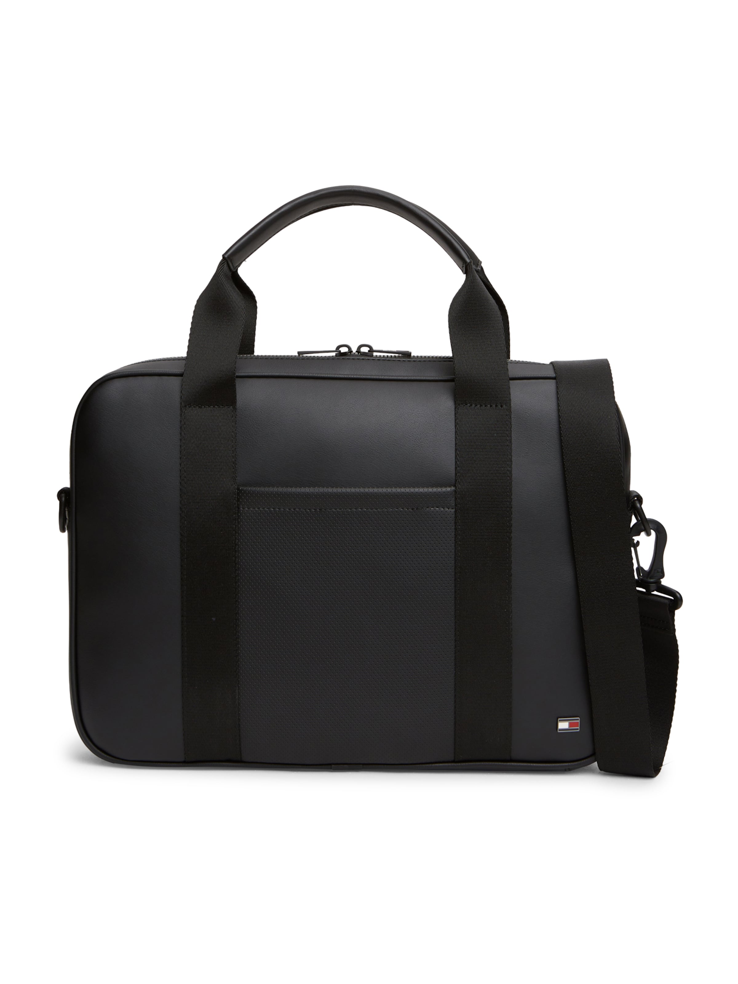Sac d’ordinateur portable 'FOUNDATION' TOMMY HILFIGER en noir : devant