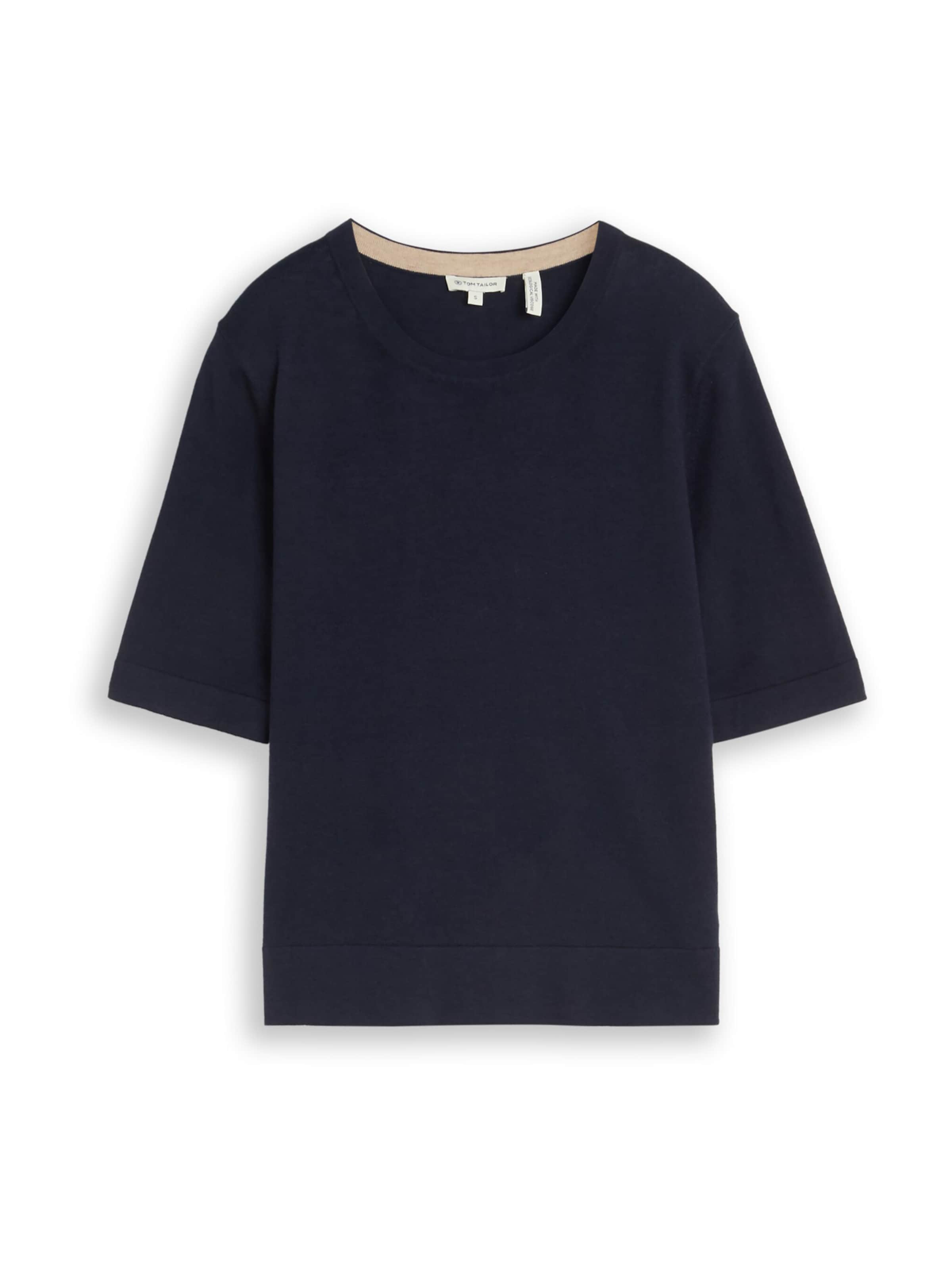 TOM TAILOR Trui in Blauw: voorkant