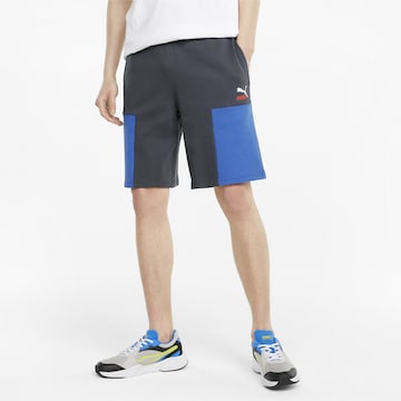 PUMA Regular Pants in Blue: front