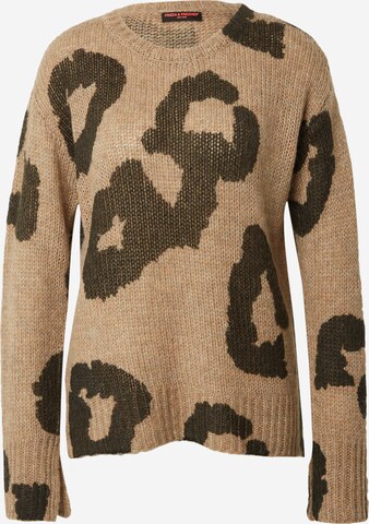 Pullover di Frieda & Freddies NY in marrone: frontale