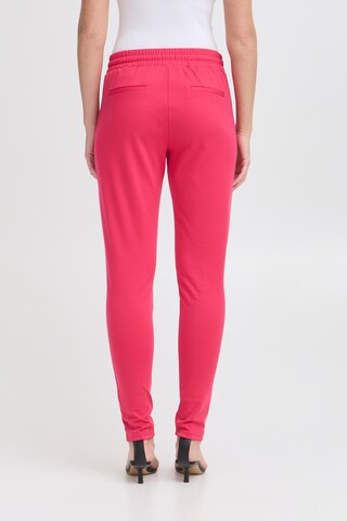 Tapered Pantaloni con pieghe 'IHKate' di ICHI in rosa