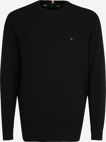 Tommy Hilfiger Big & Tall - Jersey en negro: frente