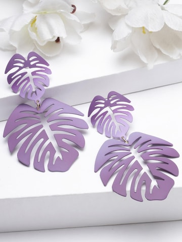 AVANT-GARDE PARIS Earrings 'Giuliara' in Purple