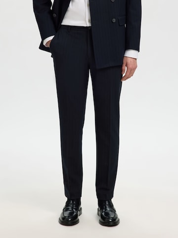 SELECTED Slimfit Hose in Blau: Vorderseite