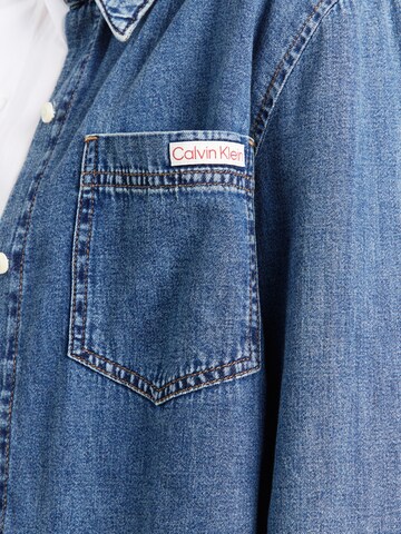 Chemisier Calvin Klein Jeans en bleu