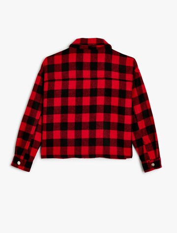 Koton Between-Season Jacket in Red