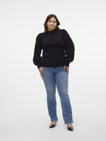 Vero Moda Curve regular Jeans 'FLASH' i blå