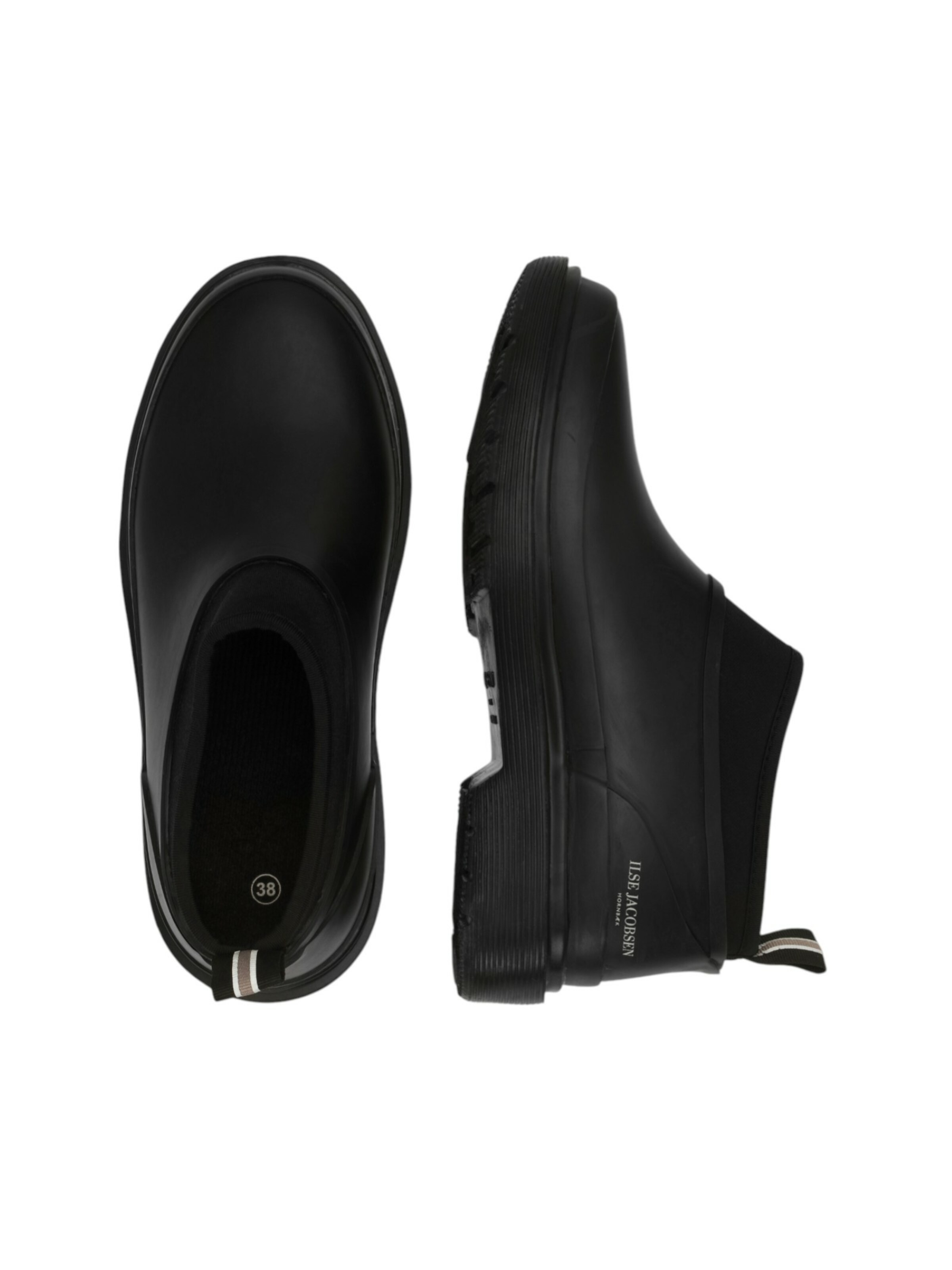 Bottes en caoutchouc 'RUBAIR12' ILSE JACOBSEN en noir