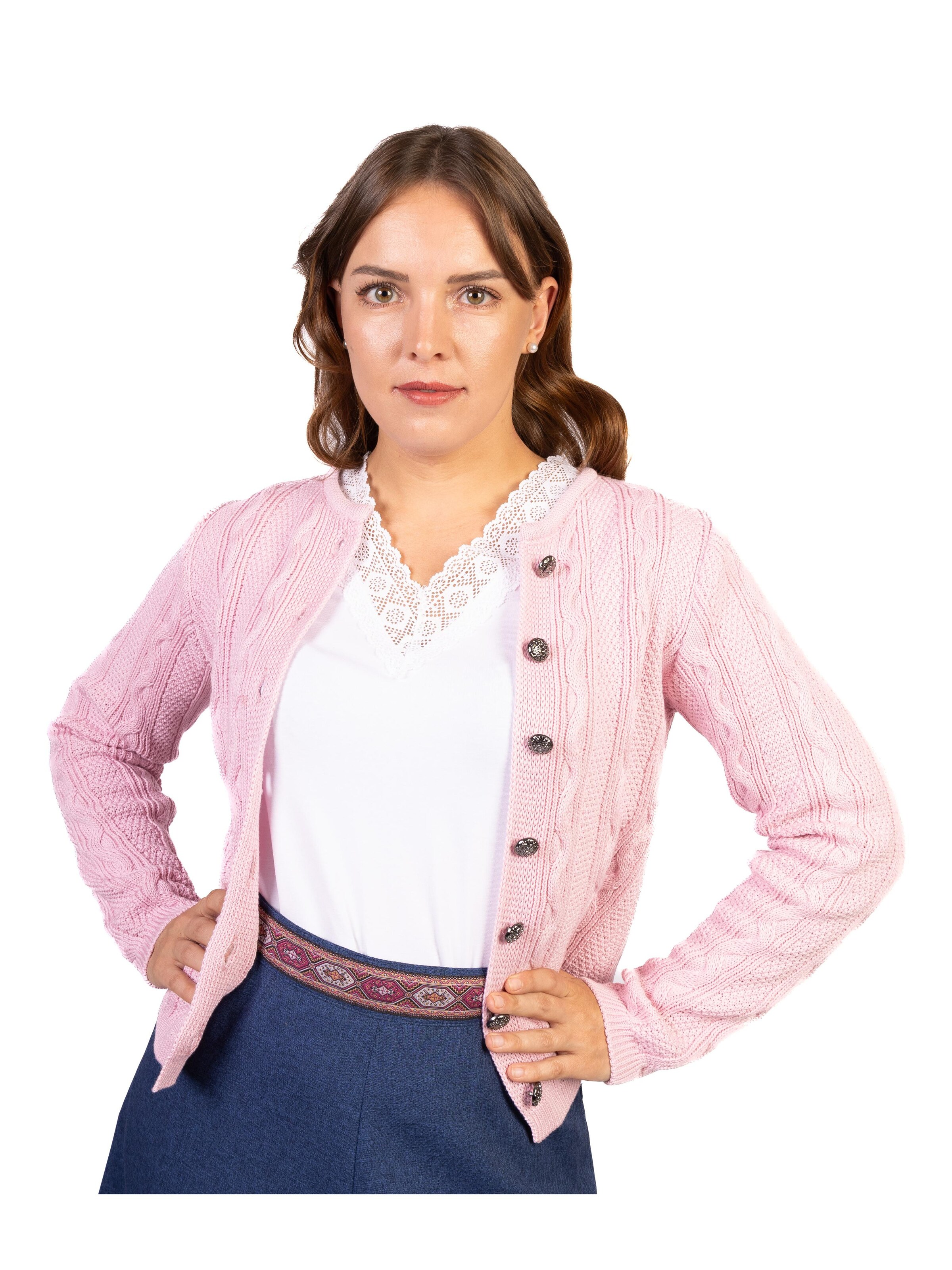 Trachtl Strickjanker‌‌‌ in Pink