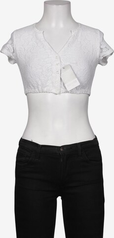 HAMMERSCHMID Bluse XXS in Weiß: Vorderseite
