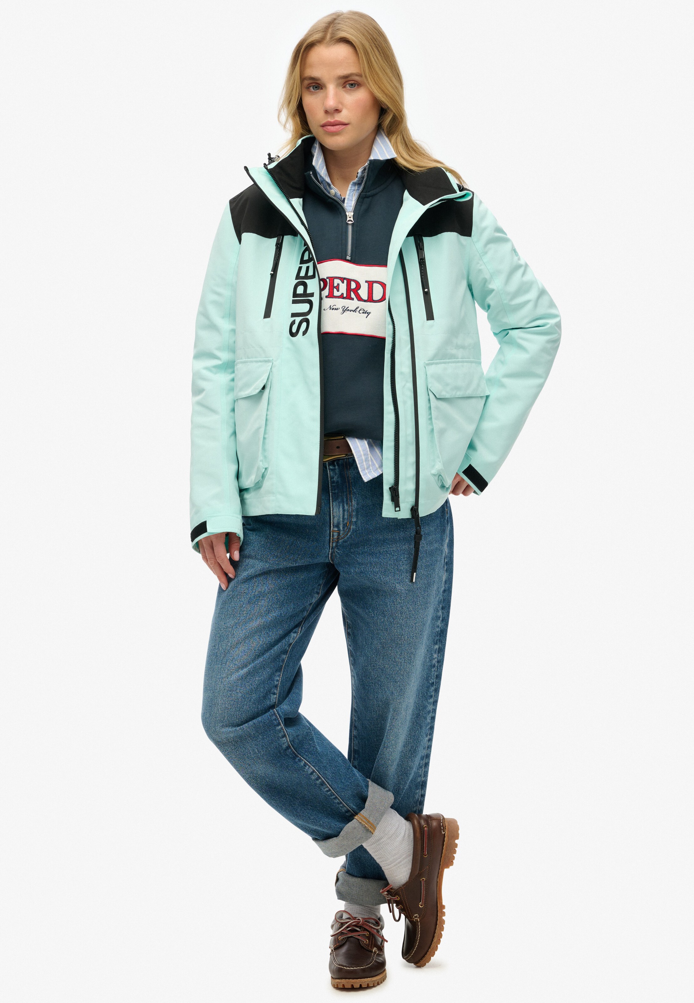 Superdry Performance Jacket 'Ultimate Windbreaker' in Blue