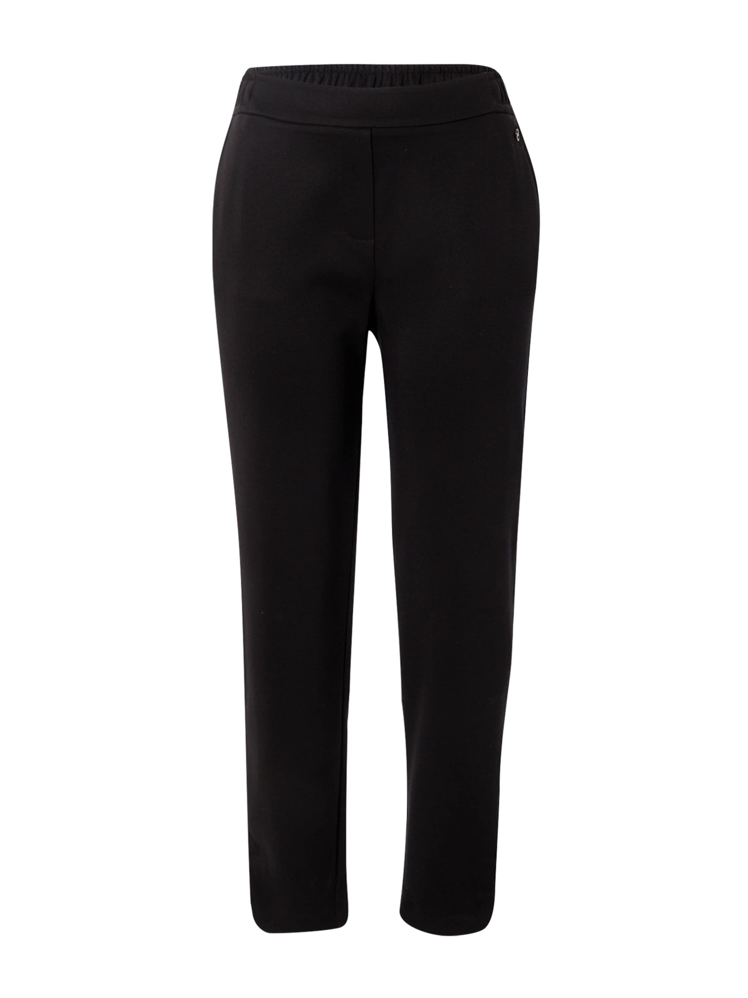 Effilé Pantalon chino COMMA en noir : devant