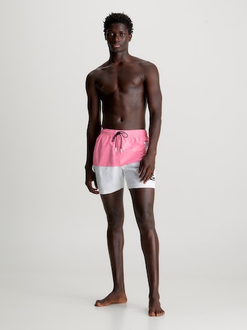 Shorts de bain 'Intense Power' Calvin Klein Swimwear en rose