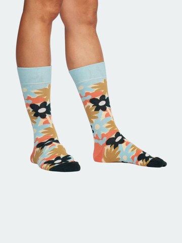 Chaussettes 'Bee Party' DillySocks en mélange de couleurs : devant