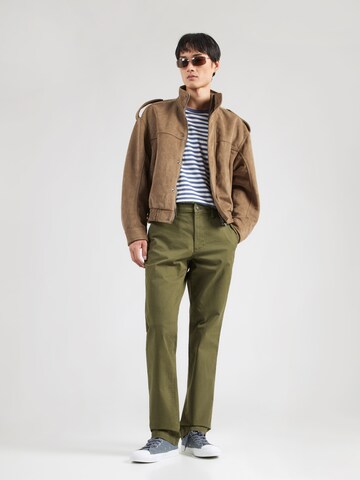 GAP Regular Chino trousers 'ESSENTIAL' in Green