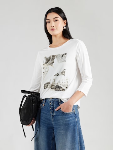 T-shirt monari en blanc : devant