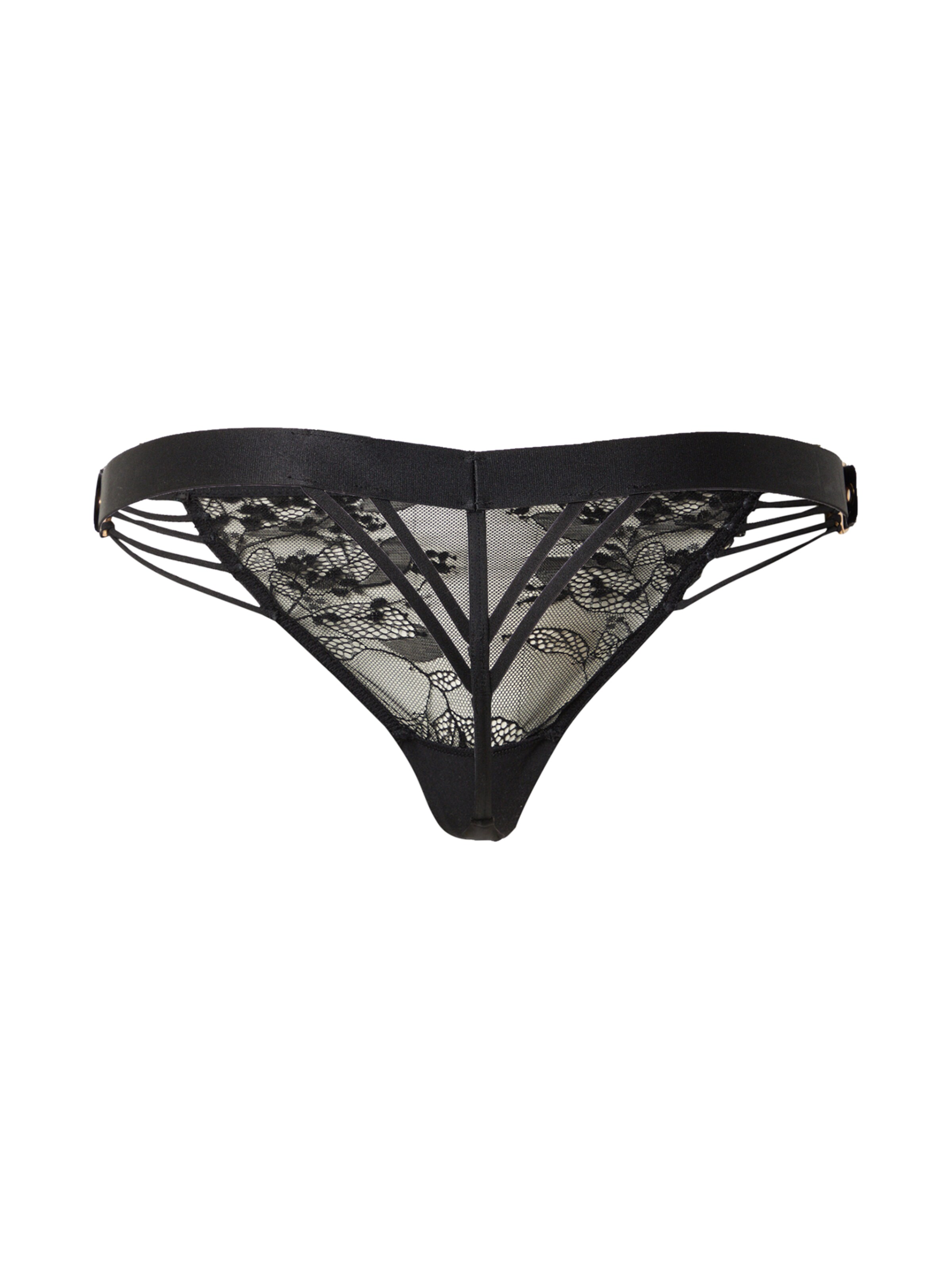 Hunkemöller String 'Avela' in Schwarz